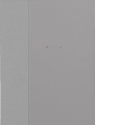 NotebookKlasyk_grey_cinnoberbookshop.dk.